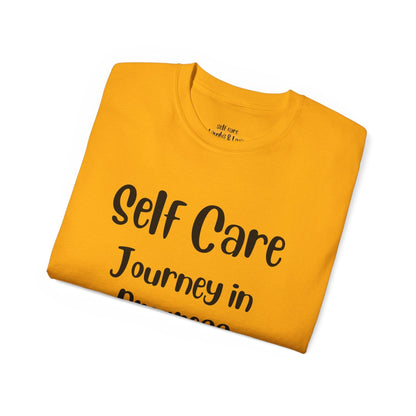 Self Care Journey in Progress' relaxed fit motivational tee-inspirational wellness-self love apperal