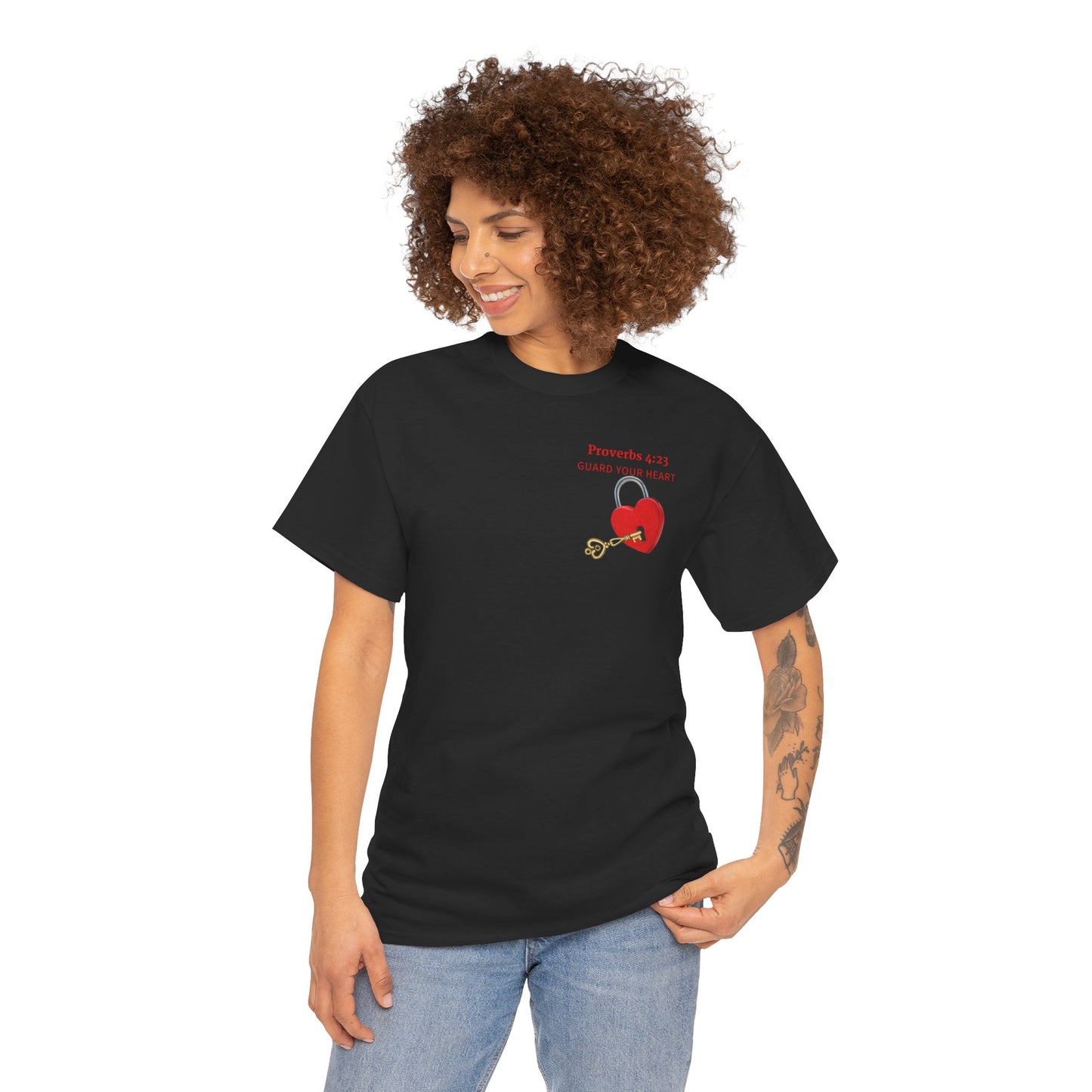 Guard your Heart Daily with Diligence * Proverbs 4:23 Inspirational Tee for Self-Care Enthusiasts