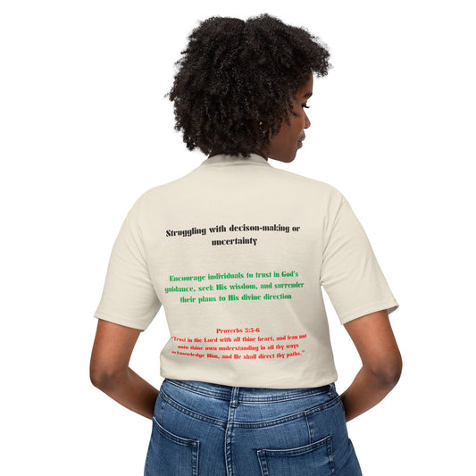 Proverbs 3: 5-6 Tee Shirt; Finding your direction in life
