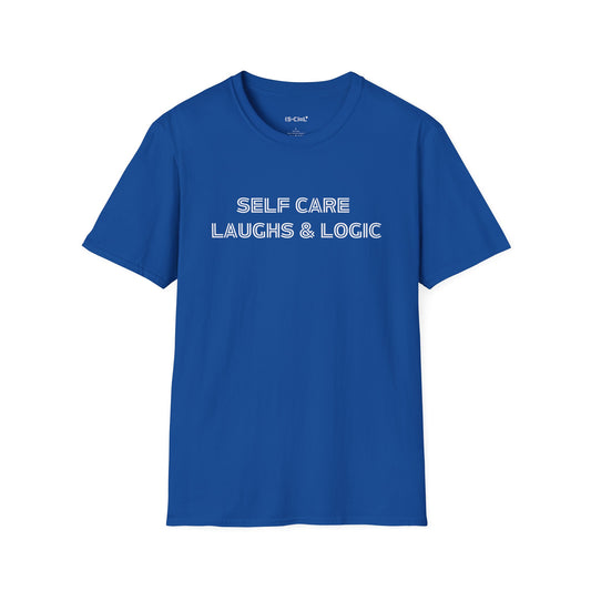 Joyful Foundation: Laughter as Medicine, Logic as Guide Self-Care Soft style T-Shirt