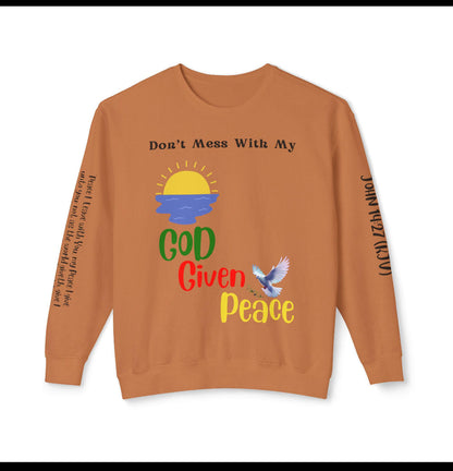 Bundle pack hoodie & sweatshirt "Self Care is Self Love Hoodie"/ "God Given Peace Sweatshirt"