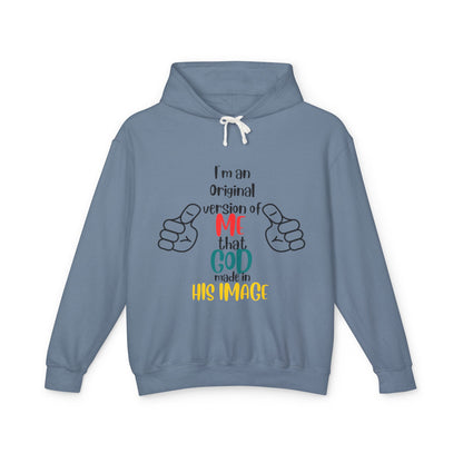 Original by Design: Unisex Lightweight Hooded Sweatshirt with Faith-Inspired Message