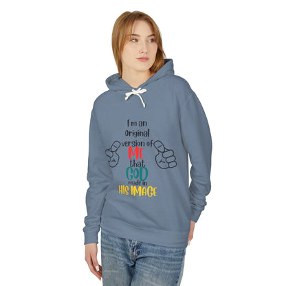 Original by Design: Unisex Lightweight Hooded Sweatshirt with Faith-Inspired Message