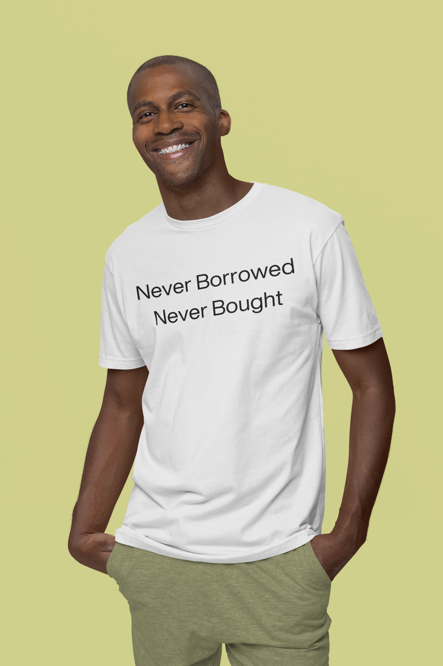 Never Borrowed - Never Bought Experience & Respect: Earned, Never Given Unisex CVC Jersey T-shirt